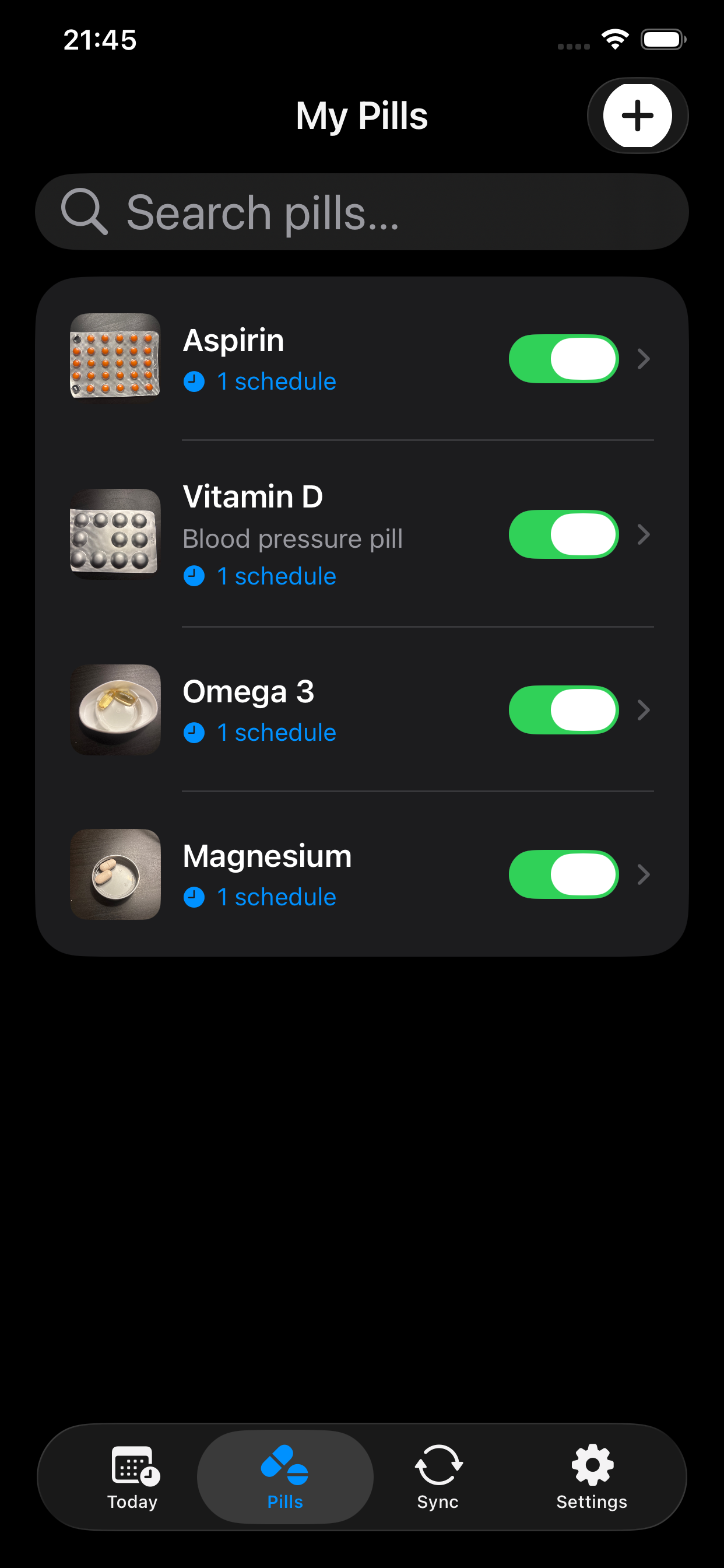 PillReminder App Screenshot 2