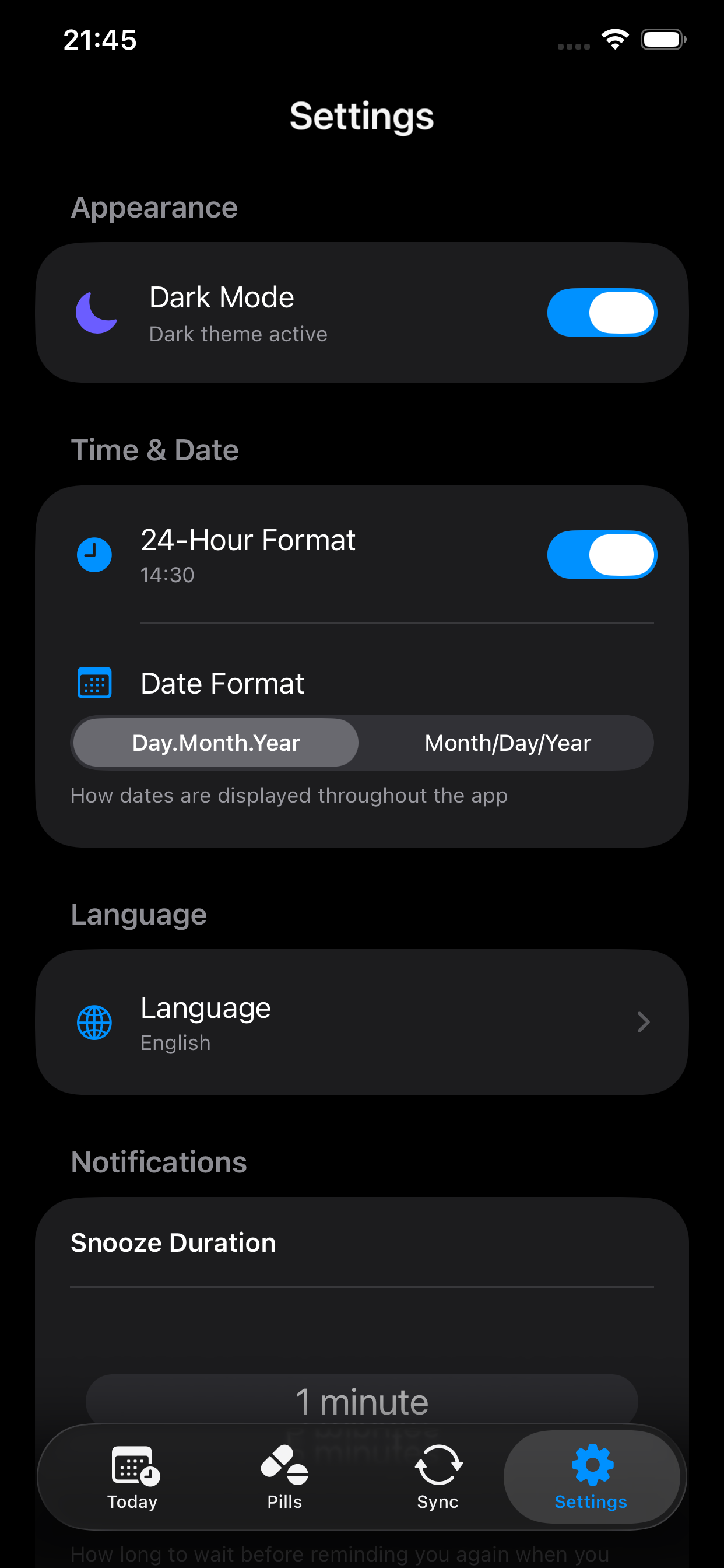 PillReminder App Screenshot 4